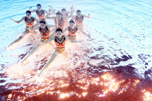 Synchronizované plavání