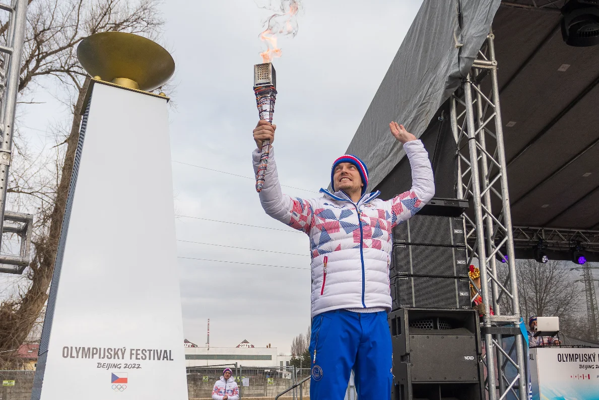 Brno olympijským srdcem Česka! Oheň zapálil krasobruslař Verner