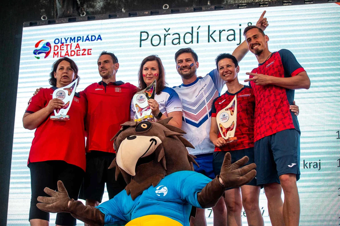 Oheň Olympiády dětí a mládeže uhasl. V 19. ročníku triumfoval Jihomoravský kraj