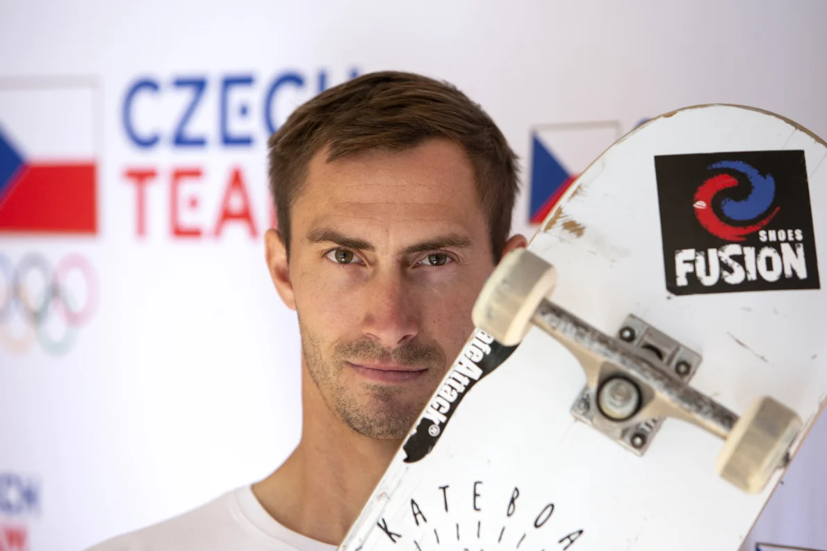 Skateboardista Tomšovský vyzkoušel na Světových plážových hrách chladící vestu pro Tokio