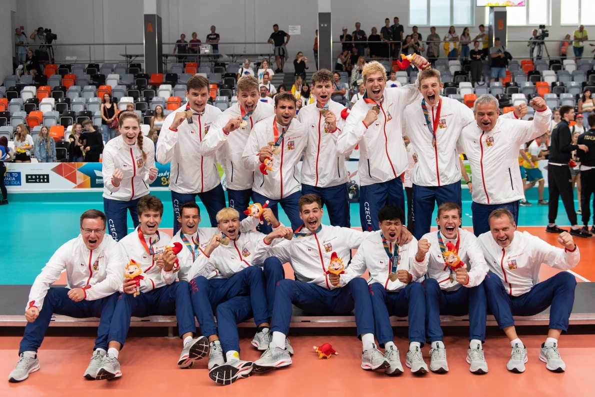Bronzová odplata! Čeští volejbalisté porazili Turky a slaví medaili z olympiády mládeže
