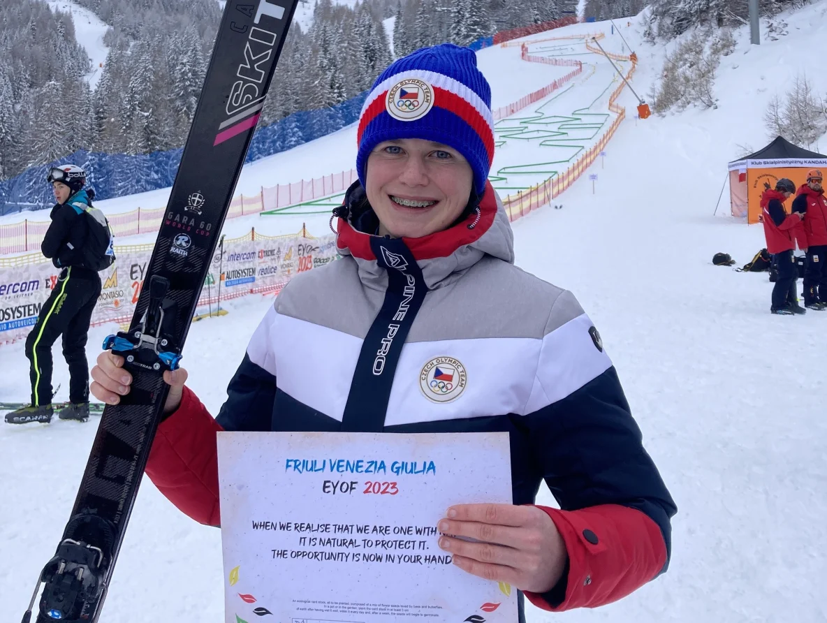 První závod na skialpech a hned bronz. Matějovičová uspěla v novém olympijském sportu