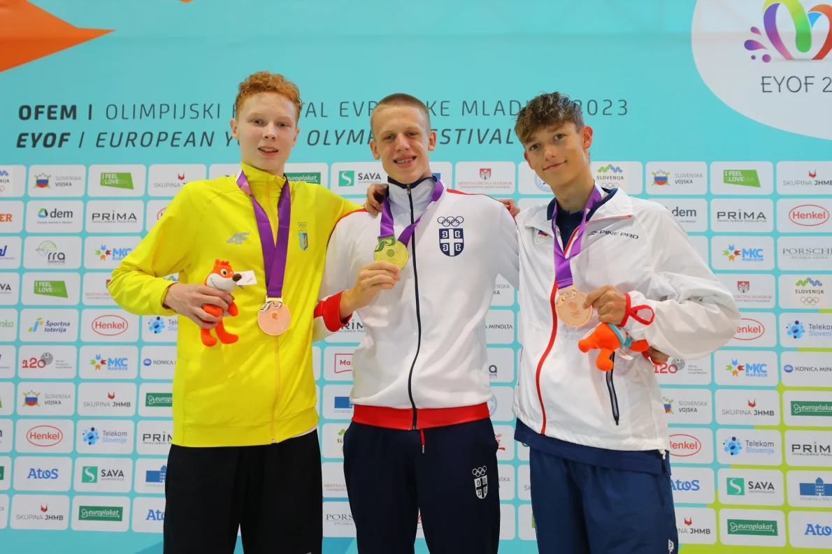 Bronz z bazénu! Plavec Foltýn zazářil na Evropském olympijském festivalu mládeže