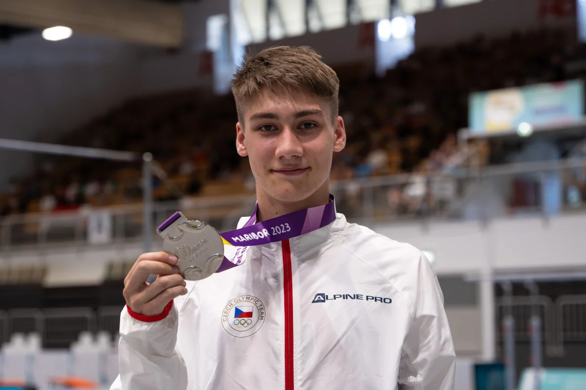 Nejlepší skok mého života! Gymnasta Daněk se na EYOF zapsal do historie