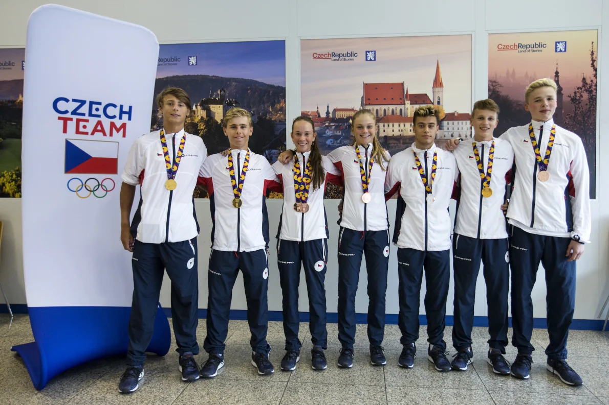 Olympijské naděje přivezly z Evropského olympijského festivalu mládeže v Baku šest medailí